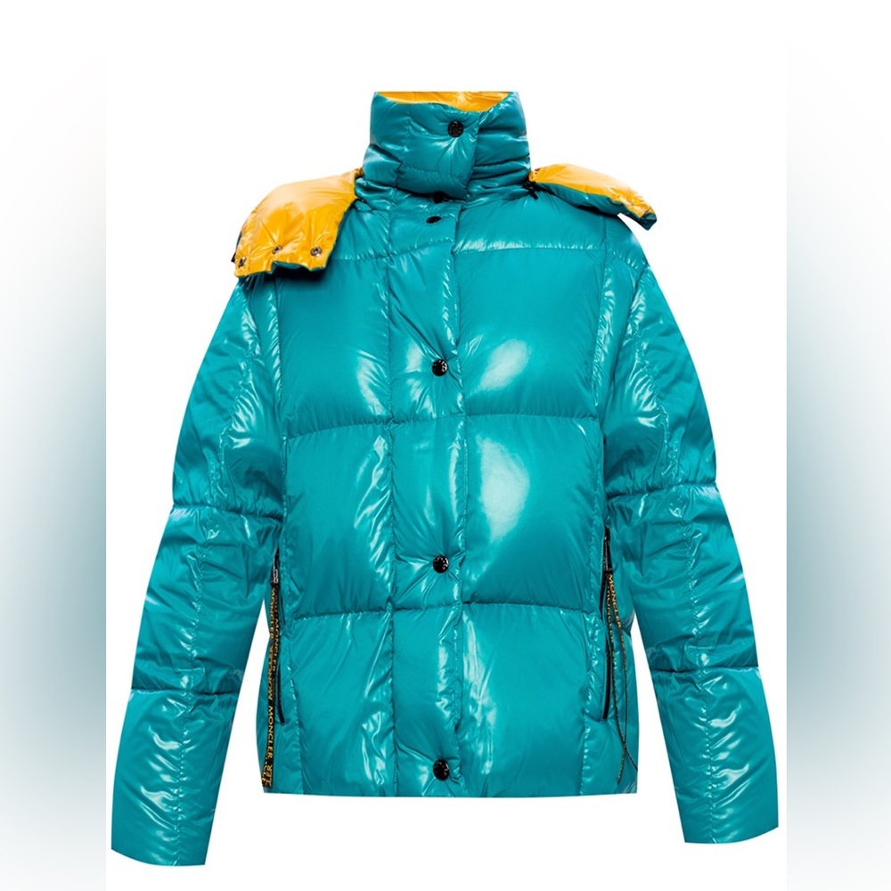 Turquoise & Yellow moncler